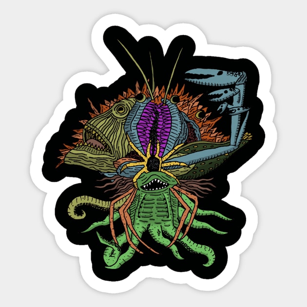 WEEN The Mollusk Sticker by NJ Creepshow